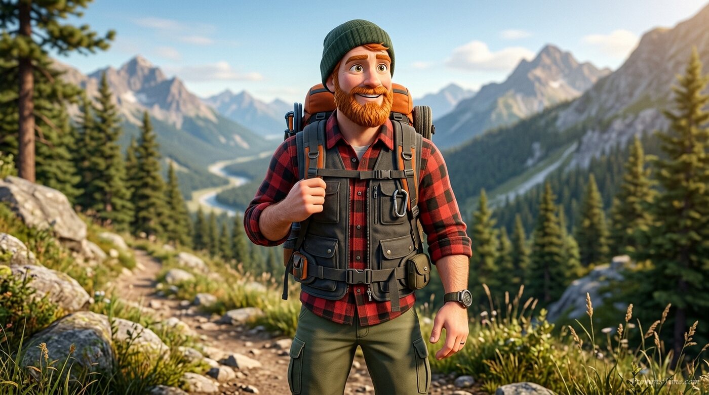 Outdoor creator character reference — AI-generated images image