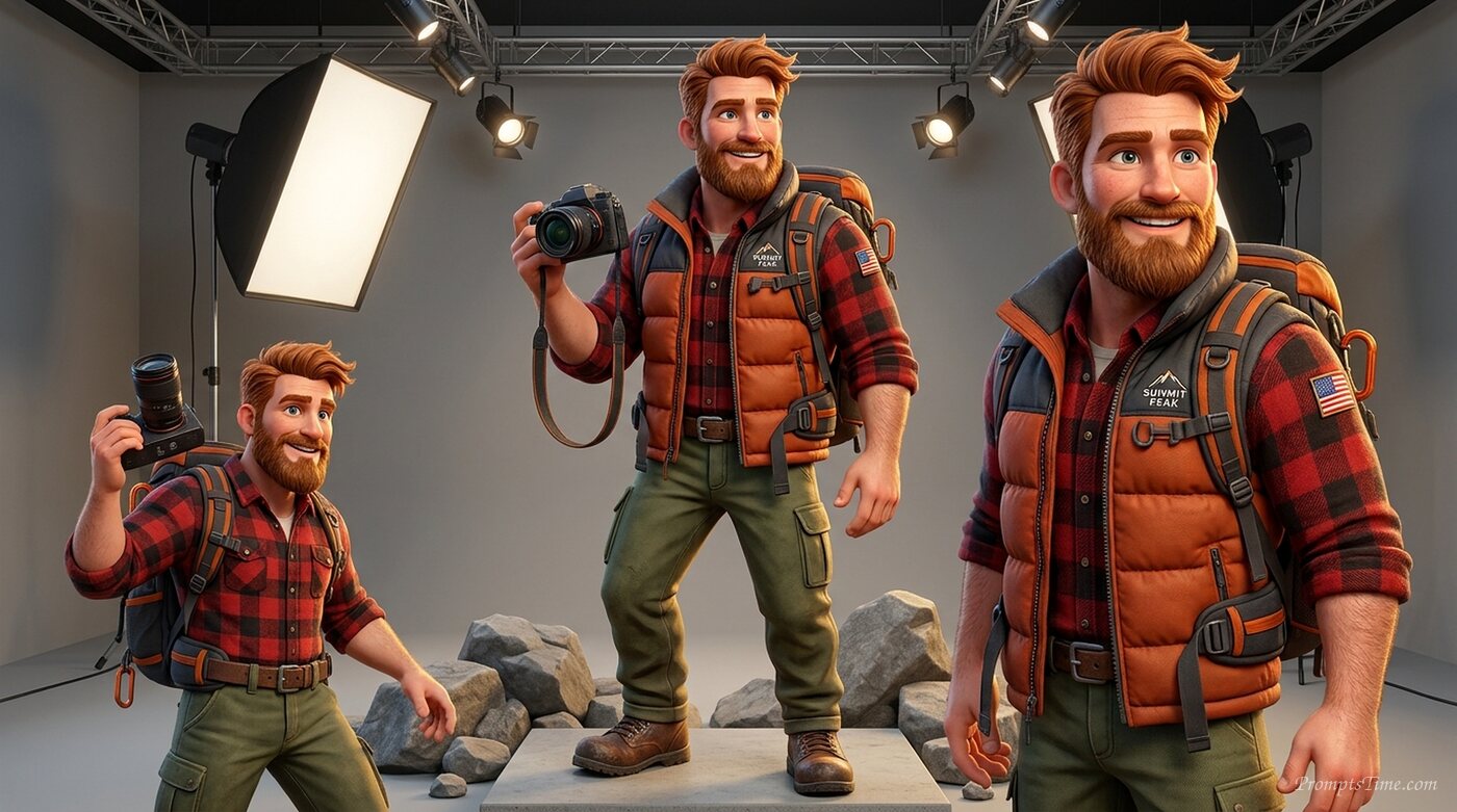 Silas character reference portrait — AI-generated images image