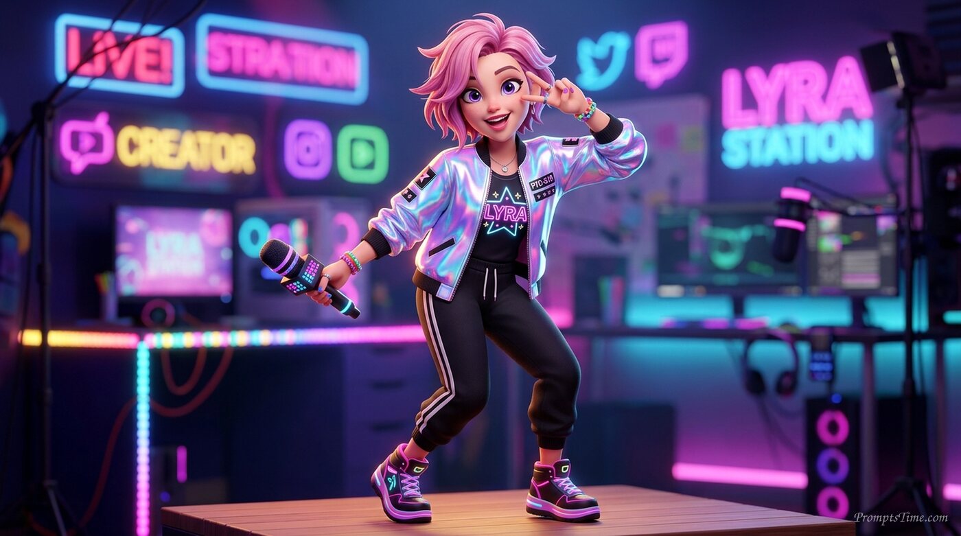 Lyra character reference pose 2 — AI-generated images image
