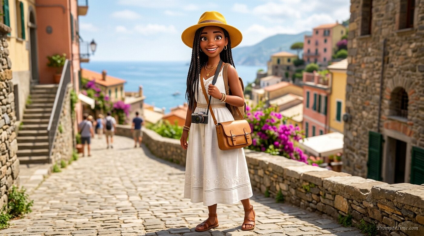 Character reference Mila smiling — AI-generated images image