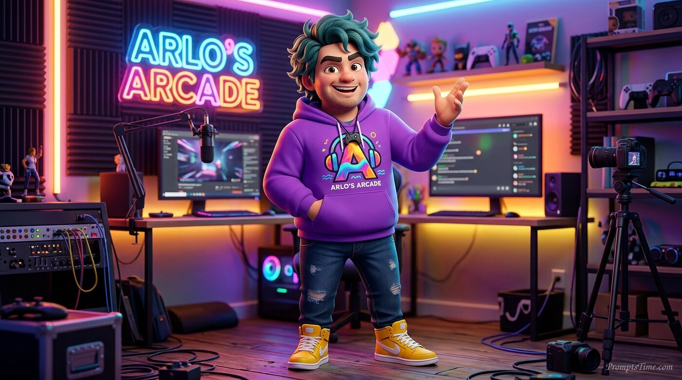 Arlo character reference 3D model — AI-generated images image
