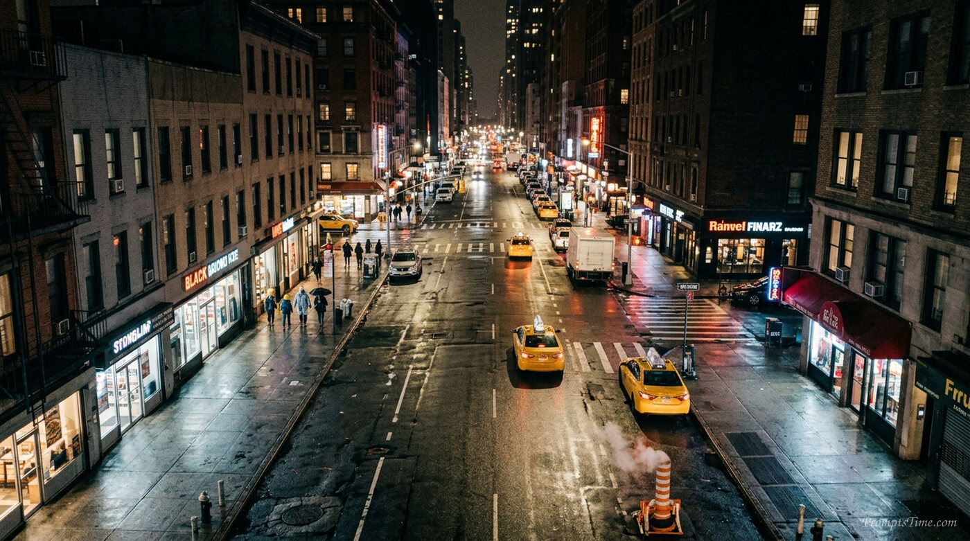 Steam rising from manhole — AI-generated images image