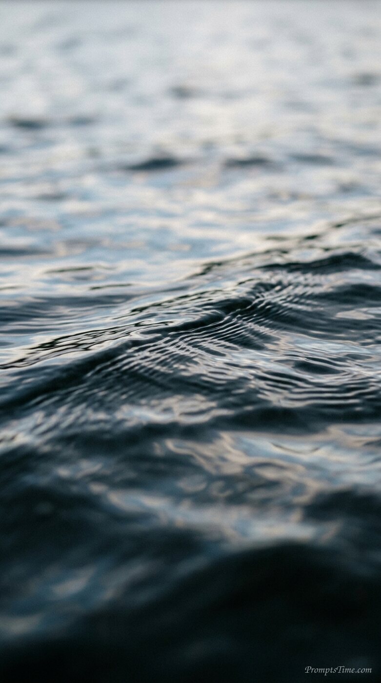 Water surface with ripples — AI-generated images image