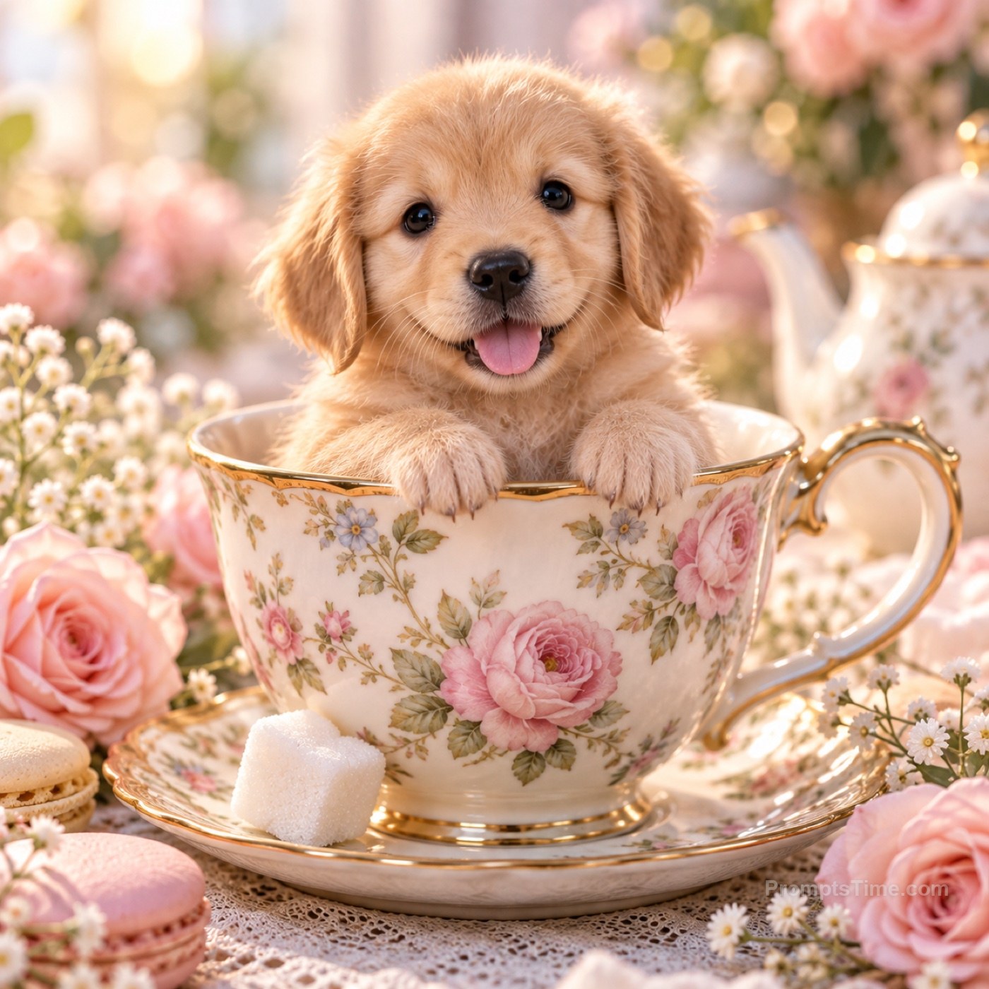 Golden retriever puppy — AI-generated variation made with ChatGPT Image