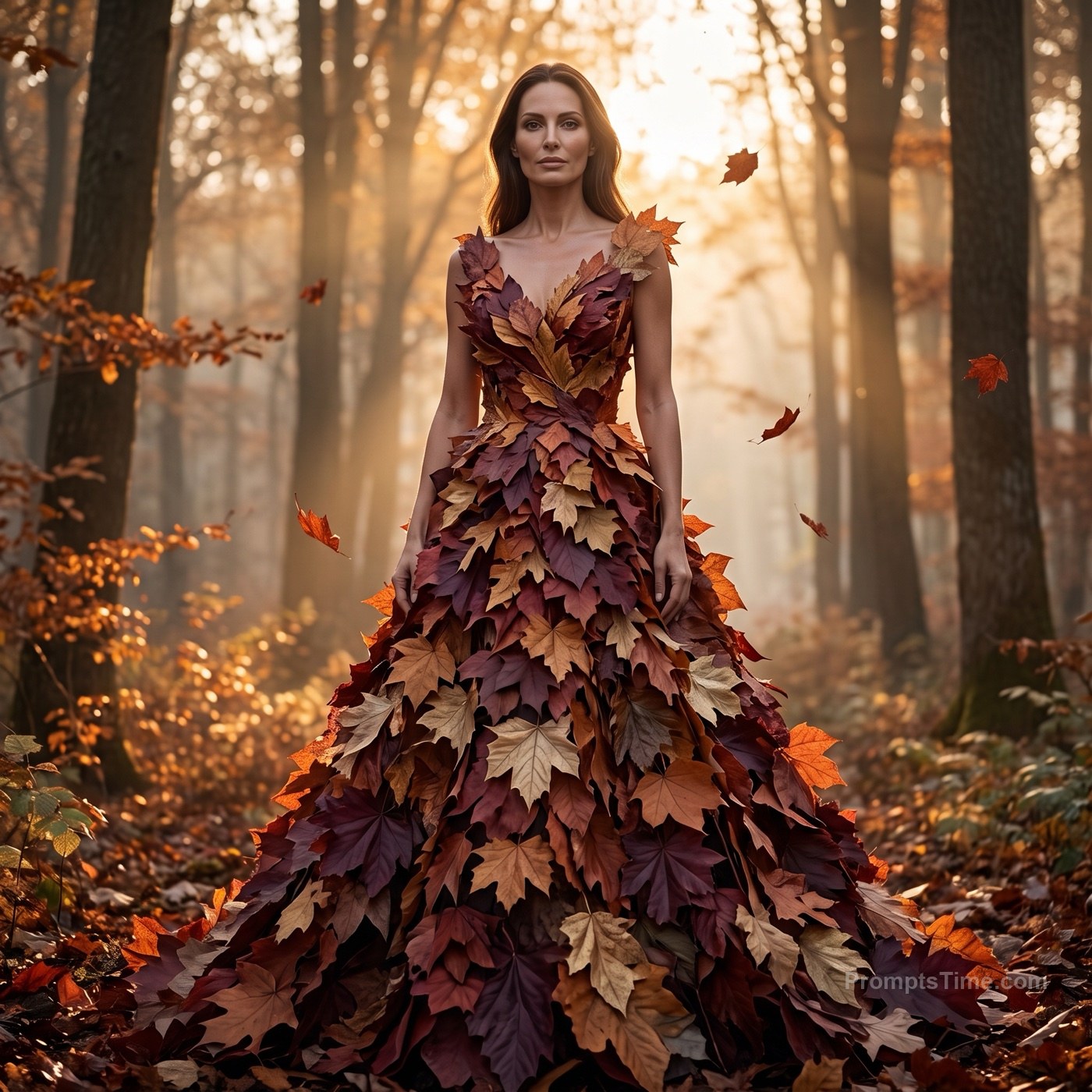 Autumn leaves — AI-generated lifestyle image made with Gemini Image